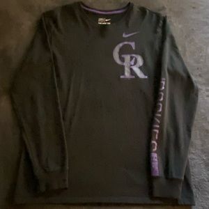 Nike MLB Colorado Rockies Long Sleeve T-Shirt